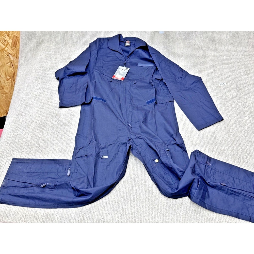 Roscoe Flight Suit Tactical Outdoor Apparel Size Medium Color Navy Blue #323